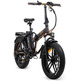 Bicicleta Eléctrica FAT Bike Youin You - Ride Texas Negro / Naranja