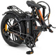 Bicicleta Eléctrica FAT Bike Youin You - Ride Texas Negro / Naranja