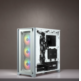 Caja Corsair ICUE 4000X RGB Temperato Glass Blanca