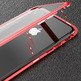 Custodia magnetica con vetro temperato iPhone 7/8 Plus Rosso