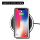 Custodia magnetica con vetro temperato iPhone X/XS Argento