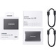 Disco Externo SSD Samsung Portable T7 2TB USB portatile Gris