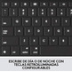 Funda con Teclado Logitech Combo Touch iPad (7ª y 8ª Gen) 10,2 " Gris