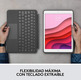 Funda con Teclado Logitech Combo Touch iPad (7ª y 8ª Gen) 10,2 " Gris