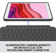 Funda con Teclado Logitech Combo Touch iPad (7ª y 8ª Gen) 10,2 " Gris