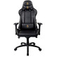 Silla Arozzi Verona Firma Nero PU - Gold Logo