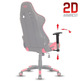 Silla Gaming Spirit di Gamer Assedio Demon Red