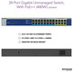 Interruttore 24 Puertos Netgear 10/100/1000 GS524UP