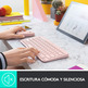 Teclado Logitech K380 Bluetooth Rosa