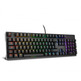 Teclado Ozono Alliance Gaming Semi mecánico Negro