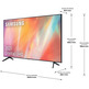 Televisore Samsung Crystal UHD UE65AU7105 65 " Ultra HD 4K Smart TV/WiFi