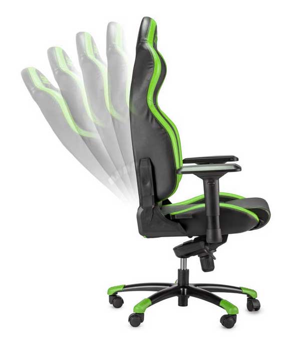 Sparco - Chaise de jeu/bureau Grip (fluo green/black)